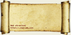 Hana Janošević vizit kartica